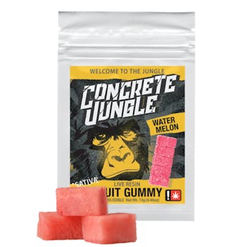 Concrete Jungle | Watermelon Live Resin Fruit Gummy | 100mg